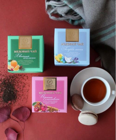 Медовый чай "Peroni" в ассортименте, 35 гр