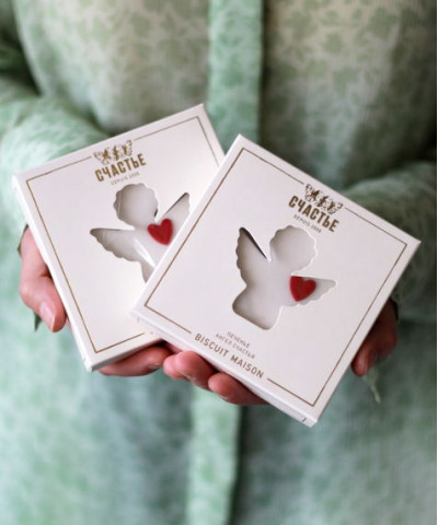 Ангел, печенье от фабрики "Счастье" 1 шт. 