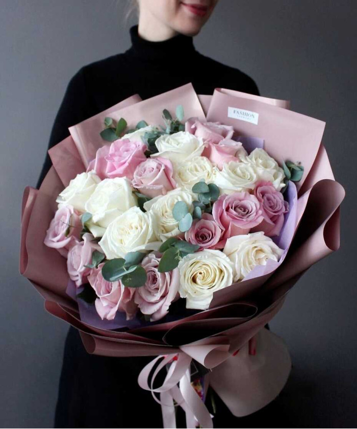 23 розы микс №2431