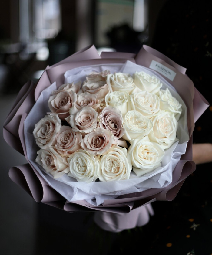 21 кремово-белая роза Плая Бланка и Квиксенд №4667