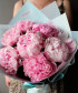 7 розовых пионов Сара Бернар №4661