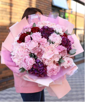 Букет "Роскошный сапфир" №3449