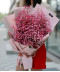 7 веток розовой гипсофилы в букете "Мерцание" №2496