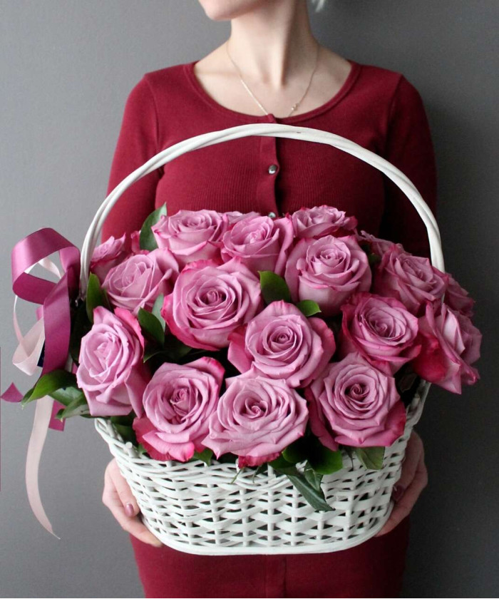 Корзина роз 