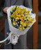 7 желтых альстромерий в букете "Санфлауерс" №8673