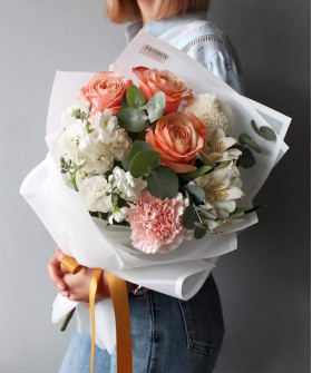  Букет "Латте с корицей" №3572