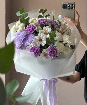 "Лавандовые мечты" букет №4560