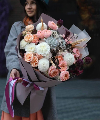 Букет "Маджента" №2742