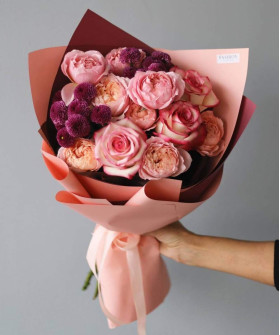 Букет "Любуюсь тобой" №3762