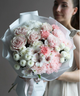 "Ванильные облака" букет №7355