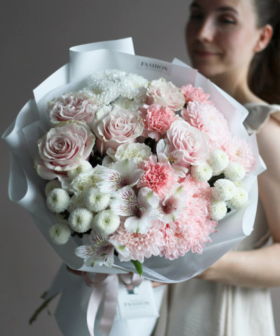 "Ванильные облака" букет №7355