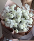 5 белых кустовых хризантем Ньютон №3564