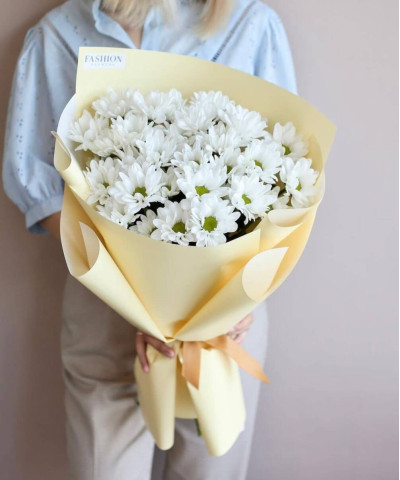 5 ромашковых хризантем Кеннеди №2807