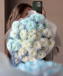 7 бело-голубых хризантем Алтай №4596