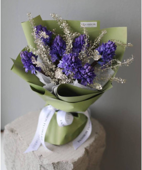 7 гиацинтов Дельф блю и гринбелл №2285