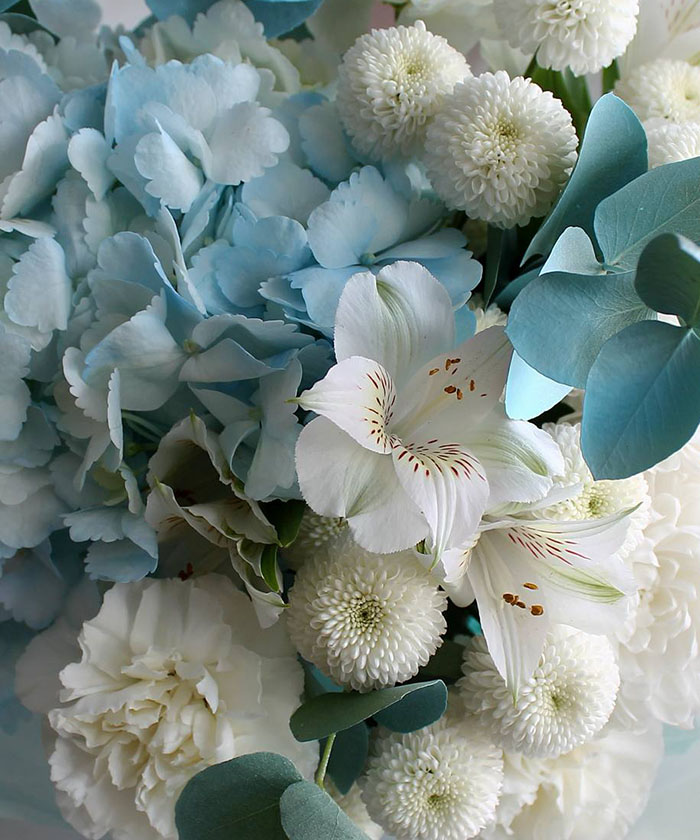 Букет с гортензией 