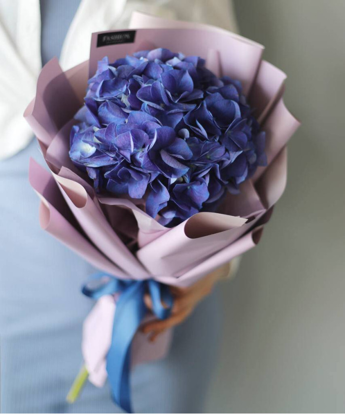 Сине-фиолетовая гортензия №2822