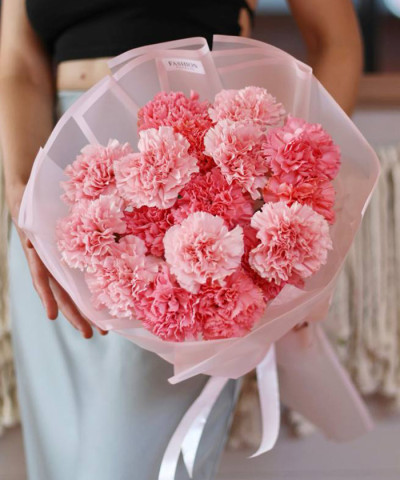 17 розовых диантусов Пинкс №6588