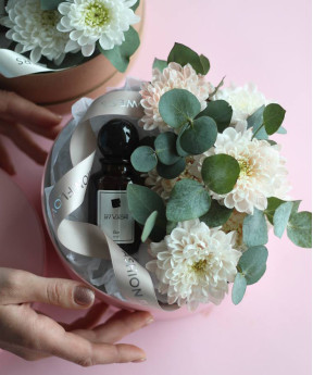 "Ароматы нежности" подарочный бокс с интерьерным парфюмом №4345