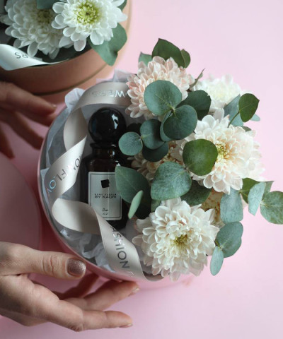 "Ароматы нежности" подарочный бокс с интерьерным парфюмом №4345