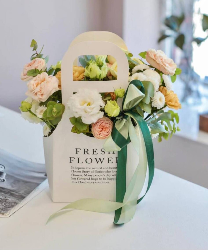 Сумочка с цветами №4348