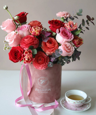 "Юта" авторская композиция с сезонным составом №5158