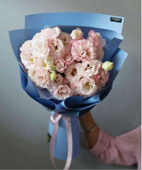 5 веток эустомы Шампань №6722