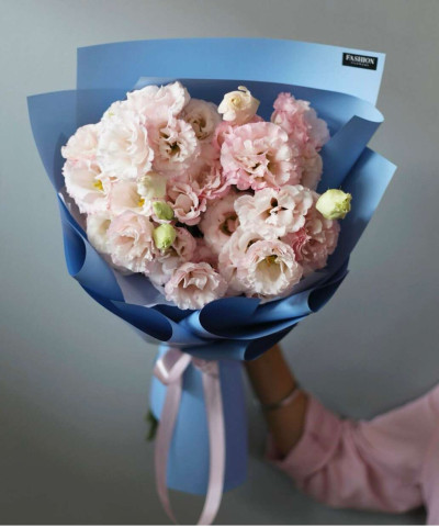 5 веток эустомы Шампань №6722