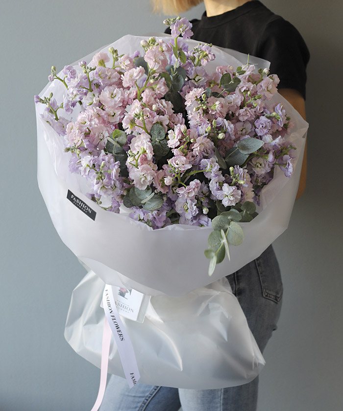 15 кружевной лавандово-розовой маттиолы №7846