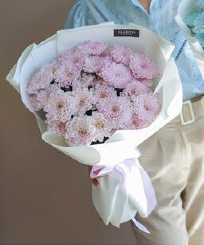 5 акварельных хризантем Алтай №2245