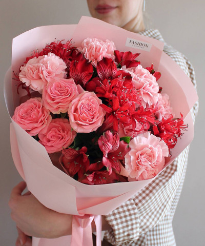 "Мулен руж" Авторский букет №4585