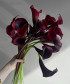 Каллы фиолетовые и бордовые, в ассортименте, поштучно