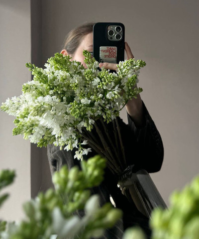 Сирень белая, поштучно