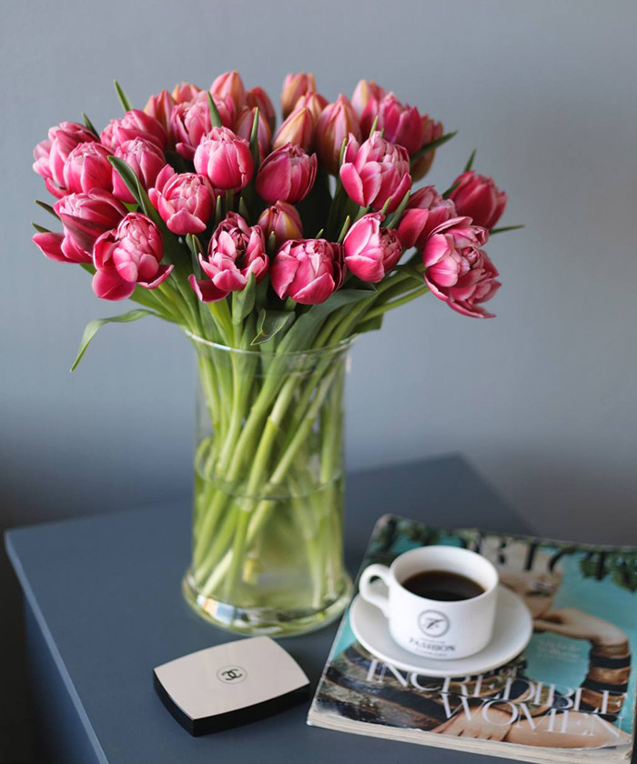 Тюльпаны Коламбус розовые, поштучно