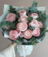 11 ранункулюсов Леди с эвкалиптом №7648
