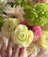 Букет авторский с английской розой и ранункулюсами №4953