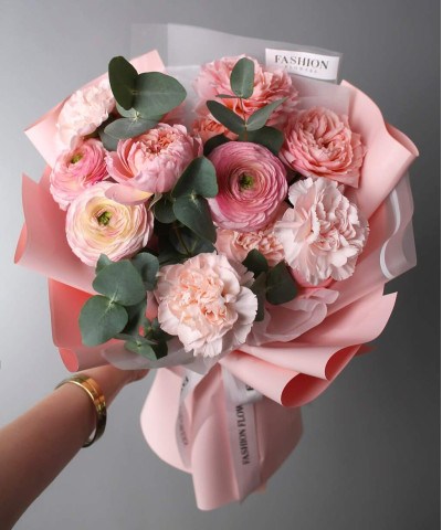 "Чарующий закат" букет №7833