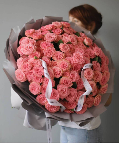 27 Роскошных кустовых роз №4799