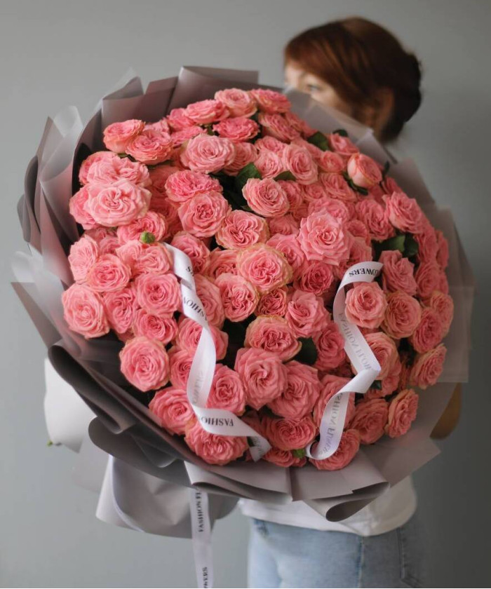 27 Роскошных кустовых роз №4799