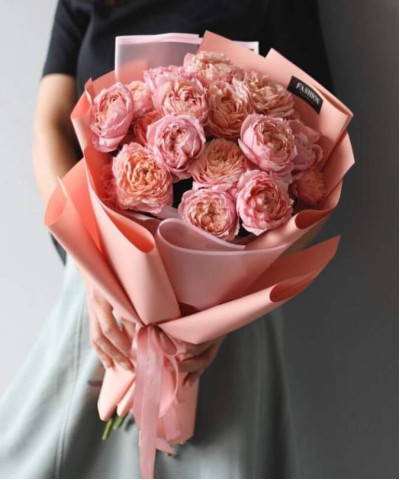 5 кустовых роз Джульетта №2864