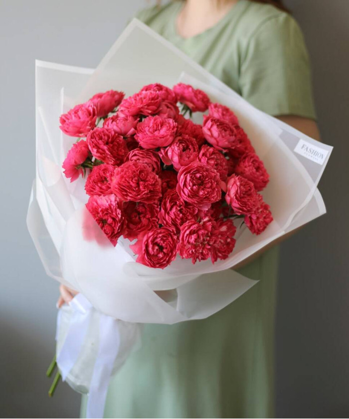 7 кустовых роз Джульетта Розберри №3347