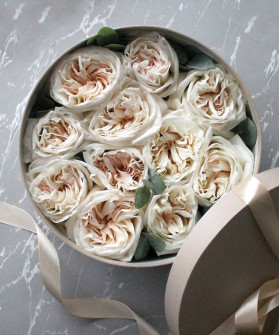 "Розы из английского сада" пионовидные розы Охара №3452