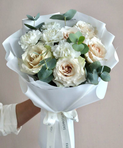 "Узоры Байкала" диантусы и розы Квиксенд №8457