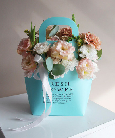 Сумочка с цветами, сборное наполнение №6974