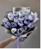 19 синих тюльпанов "Байкальский лёд" №2781