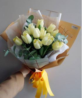  "Лимонный сорбет" букет №3658
