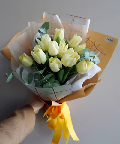  "Лимонный сорбет" букет №3658