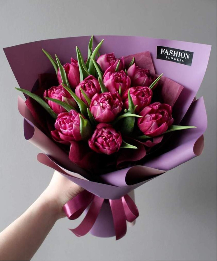 11 тюльпанов Элисон перпл №6314
