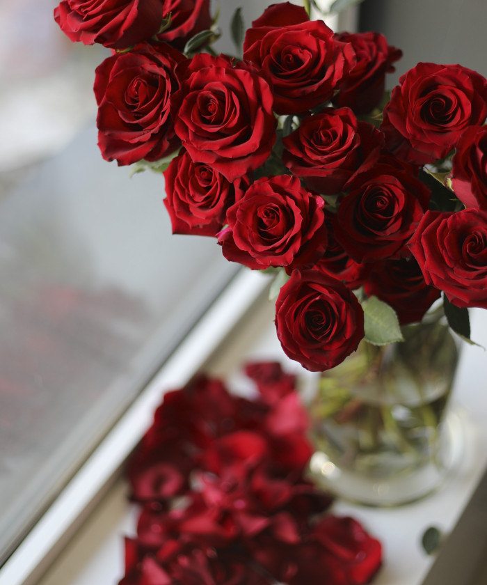 Лепестки роз, цвет микс №3007