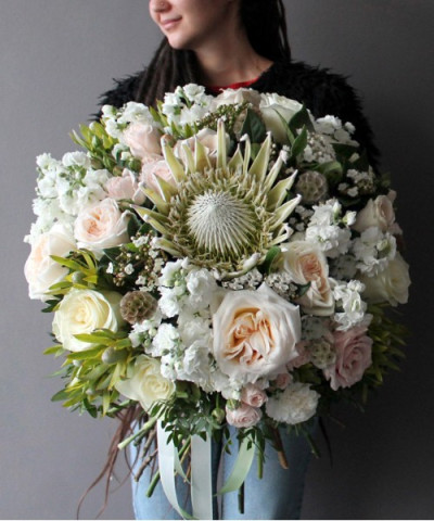 Букет "Абстрактная акварель" №2854